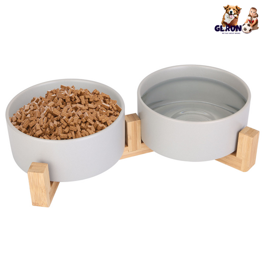 GBruno Double 28.7Oz Ceramic Pet Bowls