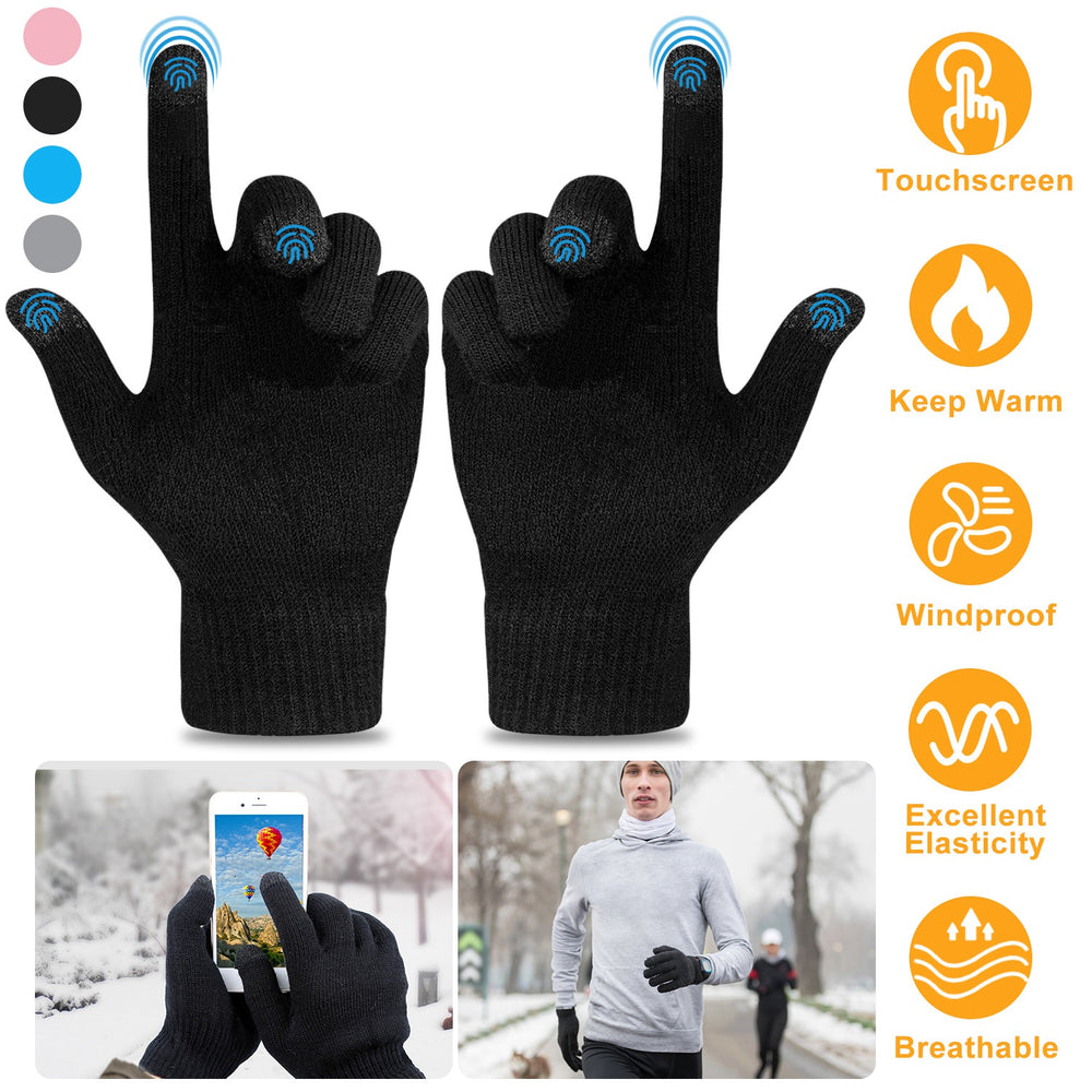 GBruno Unisex Winter Knit Gloves