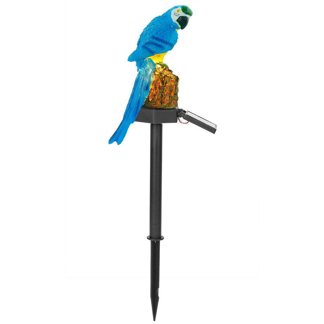 Solar Powered Parrot Garden Light IP65 Waterproof LED Parrot Landscape Lamp Decorative Lawn Lights For Yard Driveway Walkway Patio