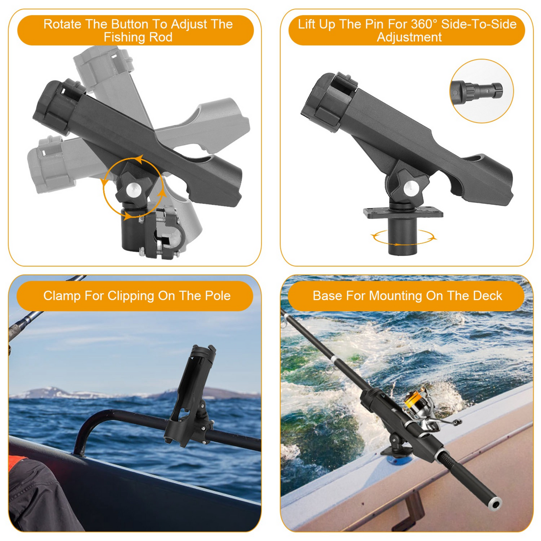 GBruno Boat Fishing Pole Rod Holder