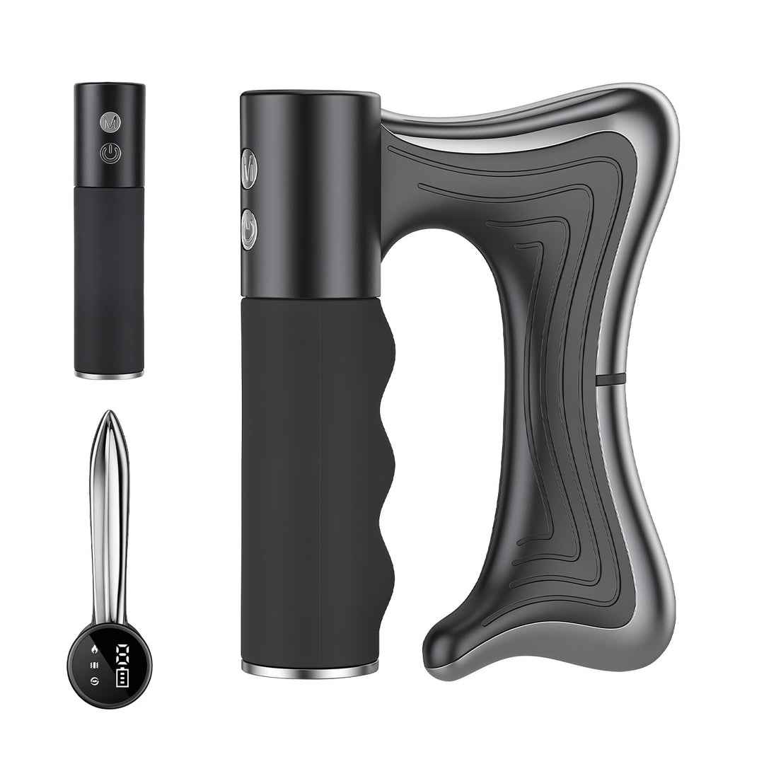 Heated Muscle Scraper Tool with Vibration and Massage Modes