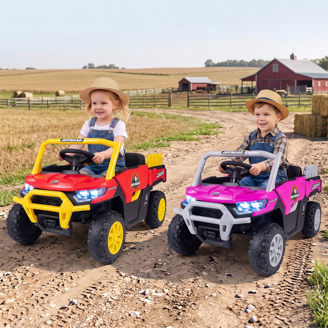 24V Ride On Dump Truck with Remote Control and Music