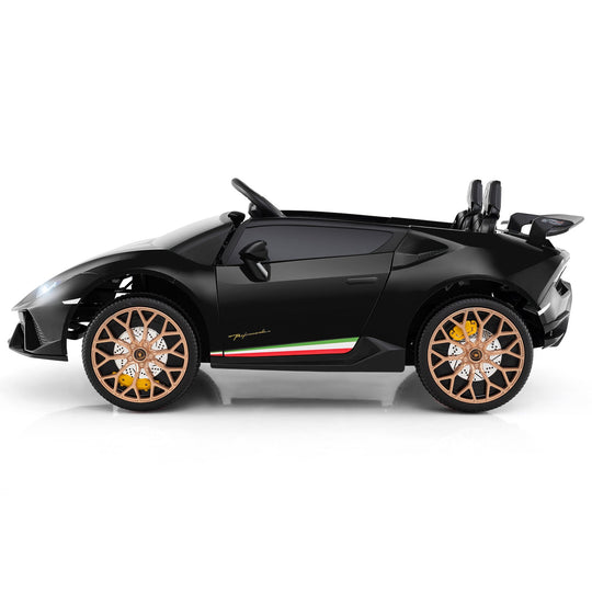 24V Ride-on Car for Kids 4WD 2-Seater Licensed Lamborghini Electric Vehicles with Music