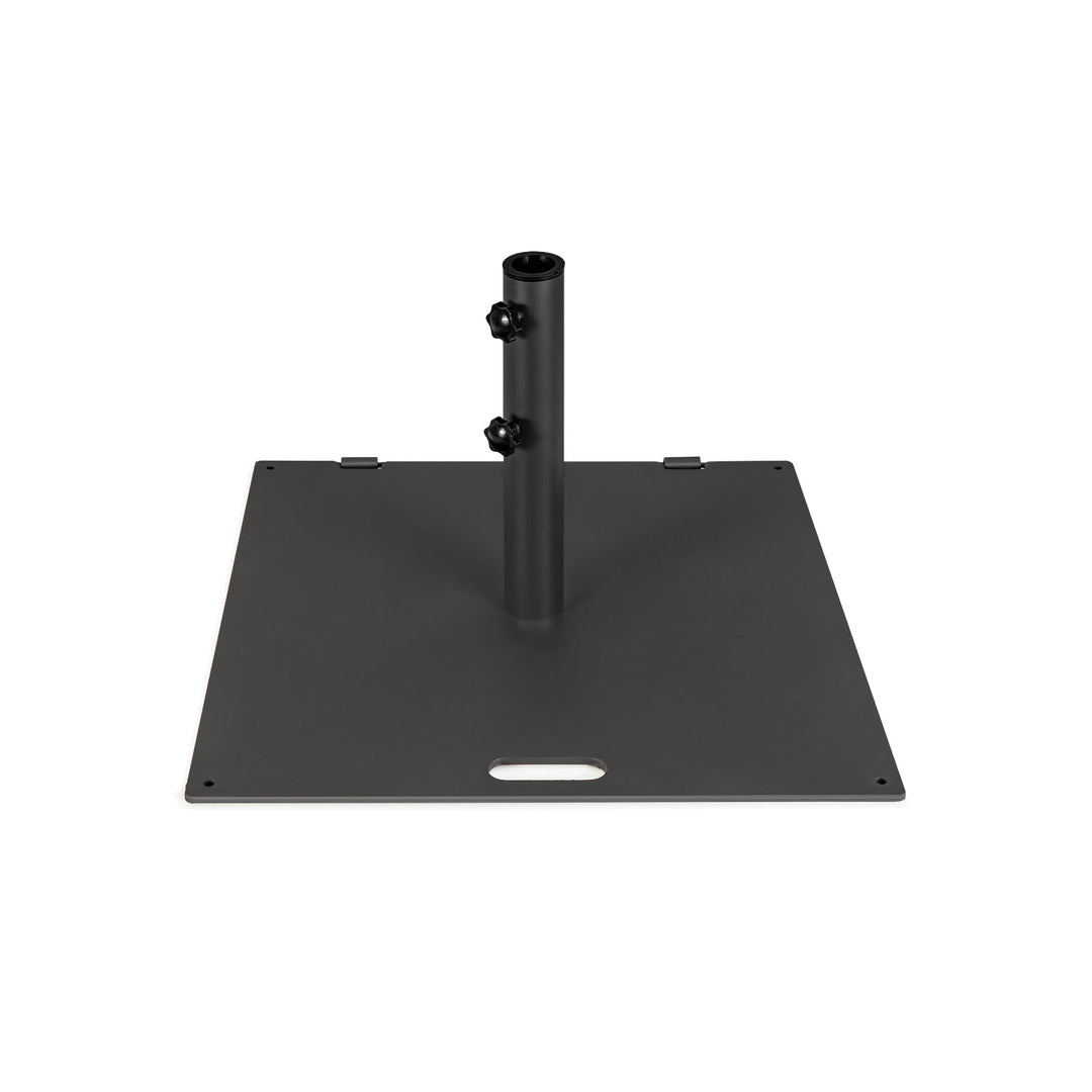 24 Inch Square Patio Umbrella Base 50 LBS Weighted