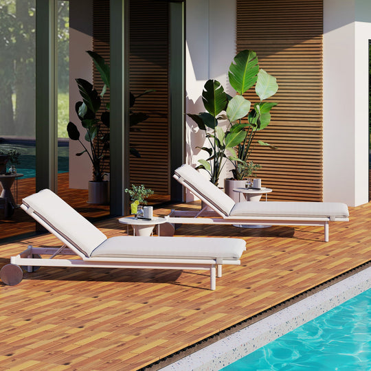 Acacia Wood Interlocking Deck Tiles - 12 Pieces, 24x12 Inch