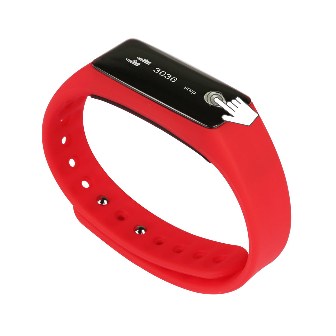 Fitness Tracker Activity Tracker Watch with Heart Rate Monitor IP67 Waterproof Smart Band Step Counter Calorie Counter Call & SMS Pedometer
