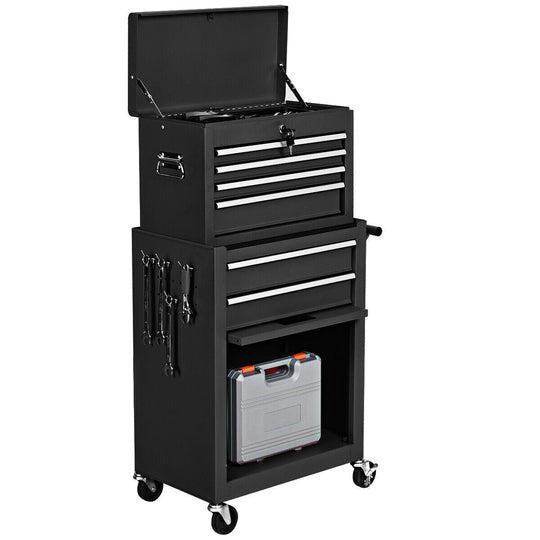 Rolling Cabinet Storage Chest Box Garage Toolbox
