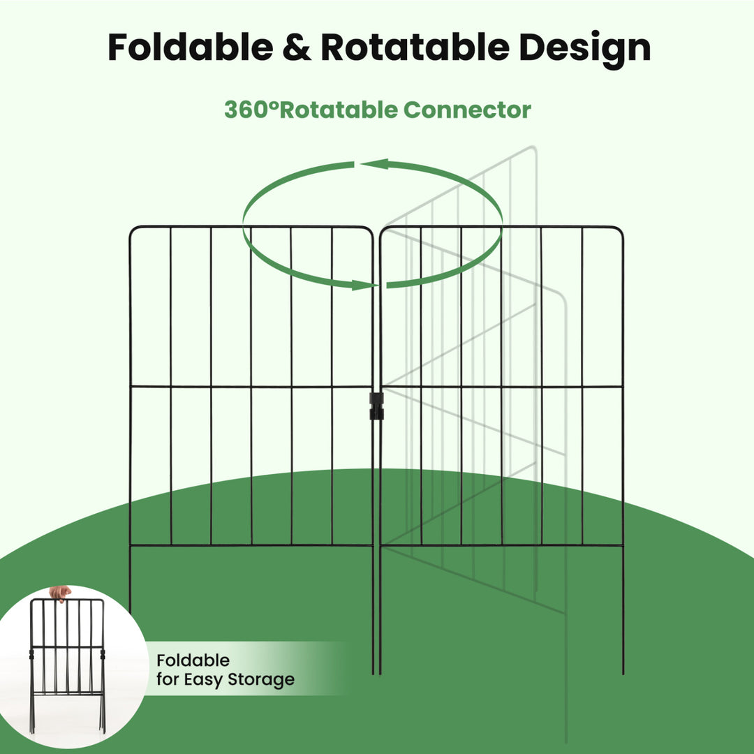 50 Pack Rustproof Decorative Garden Fence Set