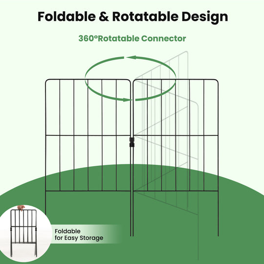 50 Pack Rustproof Decorative Garden Fence Set