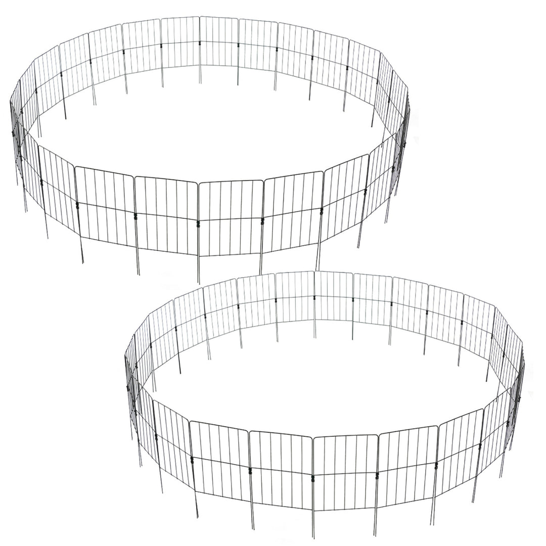 50 Pack Rustproof Decorative Garden Fence Set