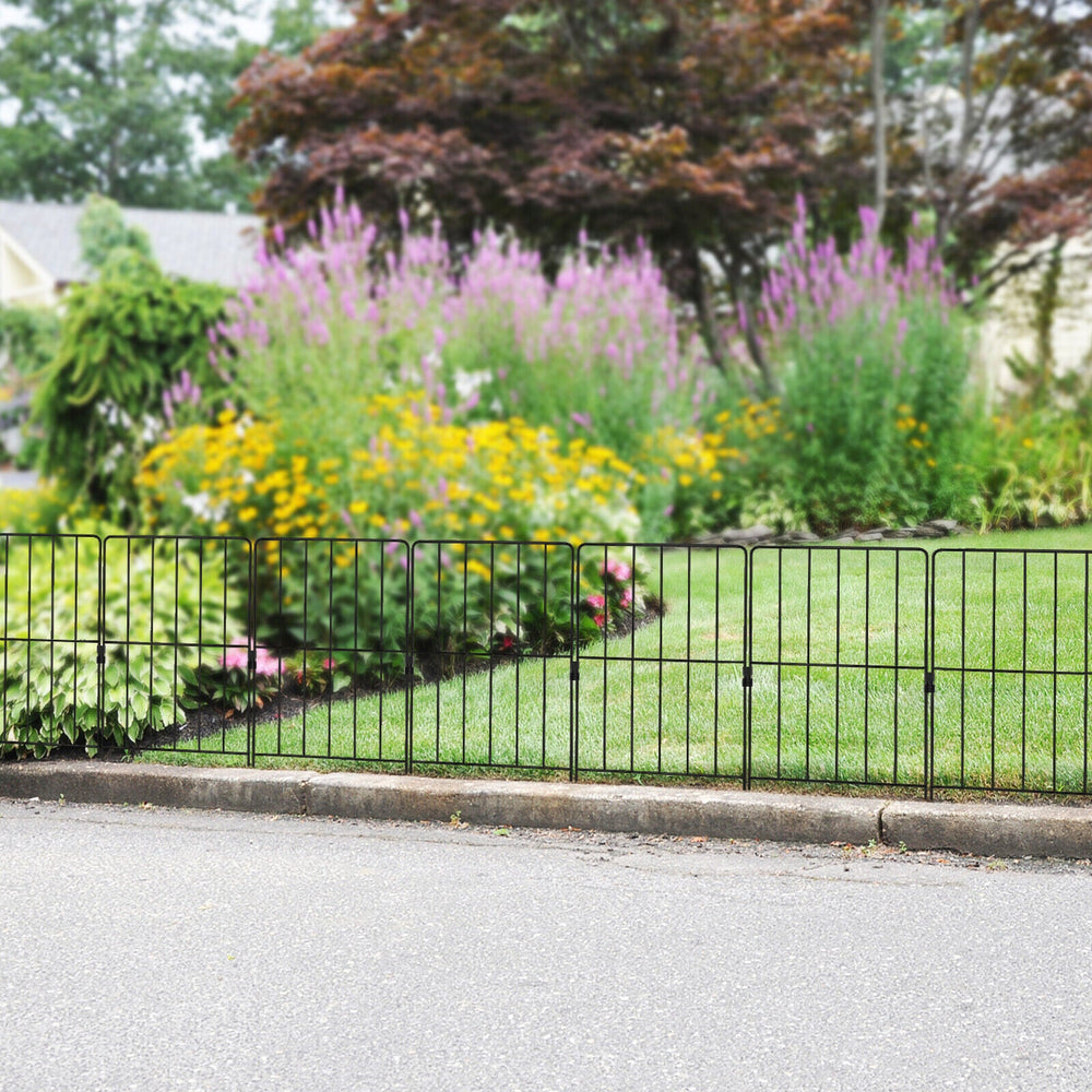 25 Pack Rustproof Decorative Garden Fence Set for Dog Flower bed