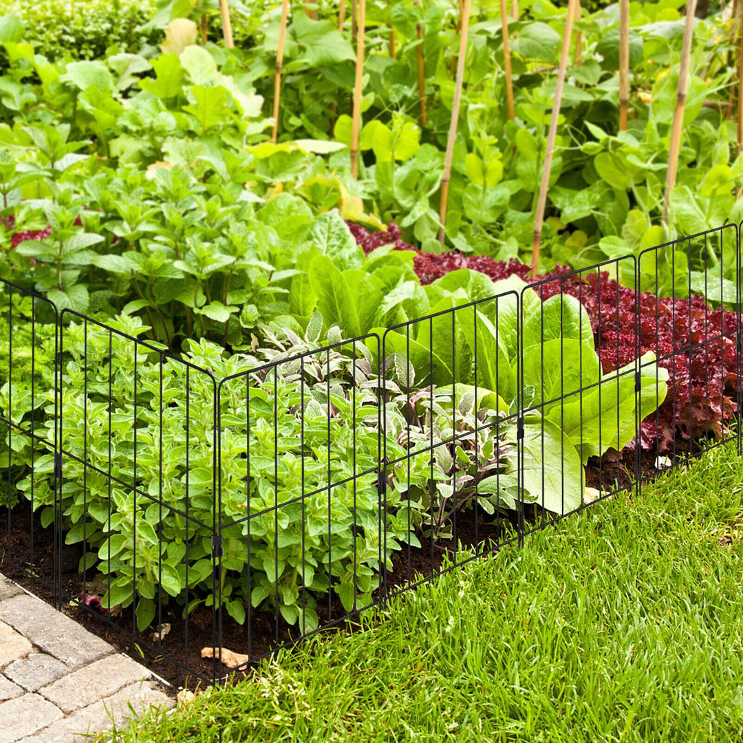 25 Pack Rustproof Decorative Garden Fence Set for Dog Flower bed