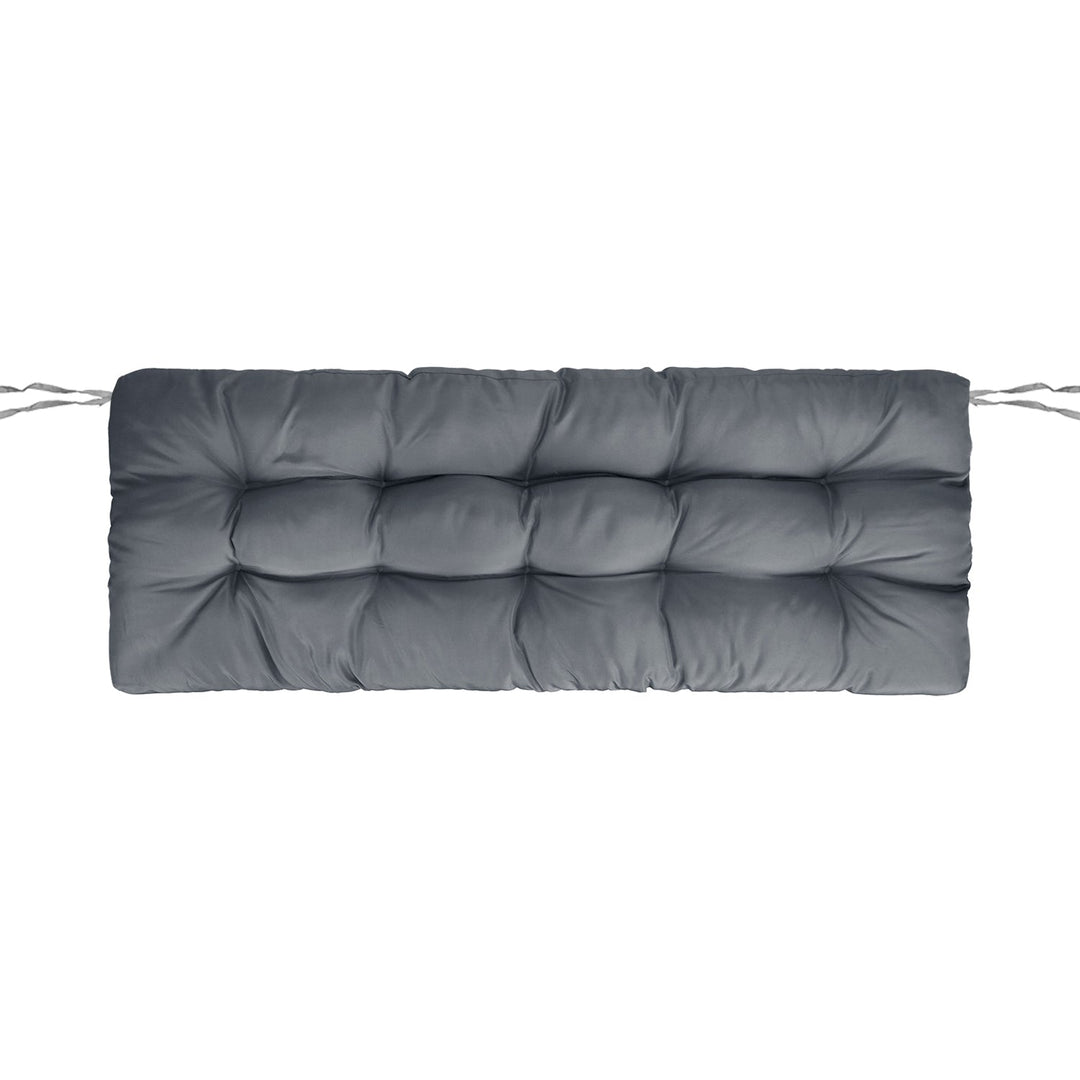 Bench Seat Cushion For Indoor Outdoor Furniture Non Slip Long Chair Cushion with Ties Strap Waterproof Swing Cushion 51.18x19.68IN For Garden Patio Ba