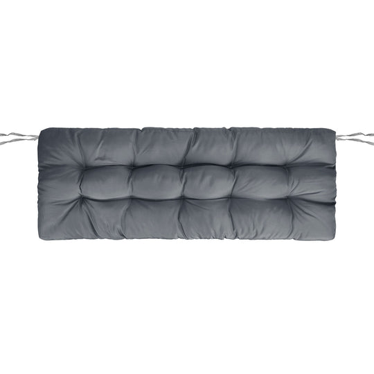 Bench Seat Cushion For Indoor Outdoor Furniture Non Slip Long Chair Cushion with Ties Strap Waterproof Swing Cushion 51.18x19.68IN For Garden Patio Ba