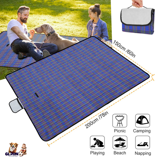 GBruno 60" x 78" Waterproof Picnic Blanket