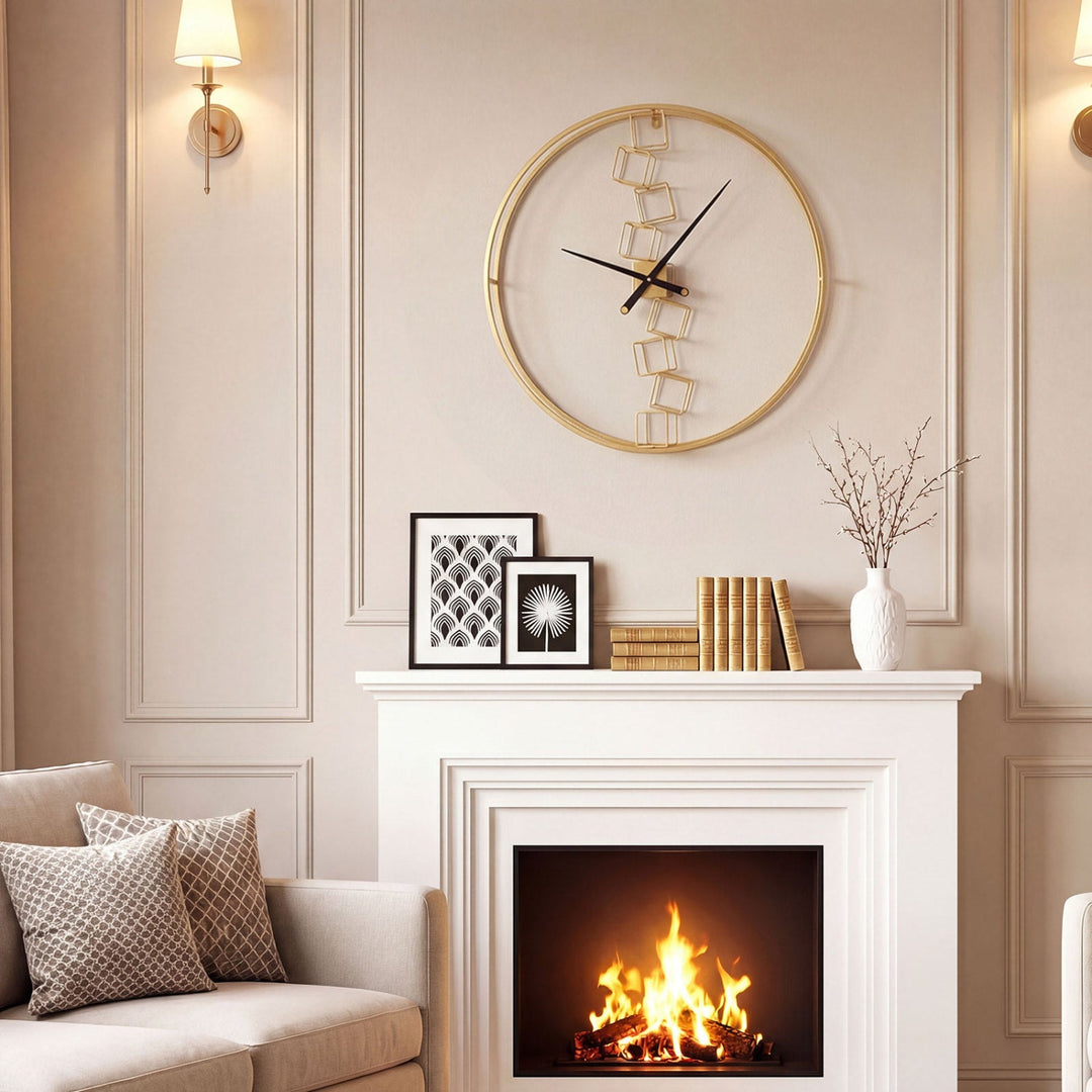 27 Inch Large Wall Clock for Living Room Bedroom Kitchen
