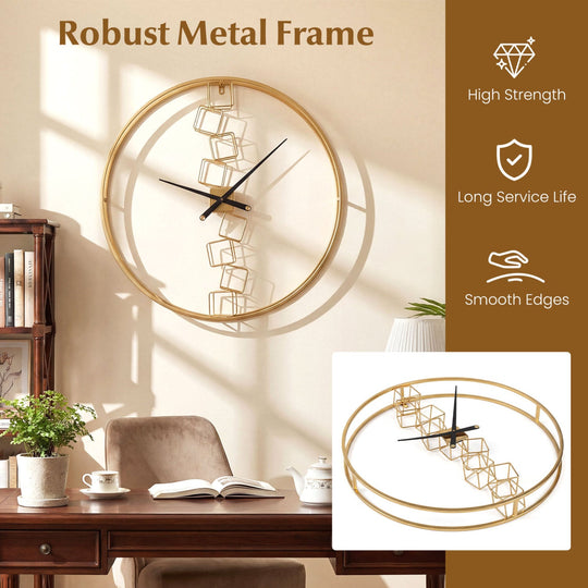 27 Inch Large Wall Clock for Living Room Bedroom Kitchen