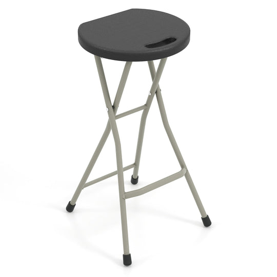 Portable Folding Stool 28 Inch - 330 lbs Capacity (2 Pack)