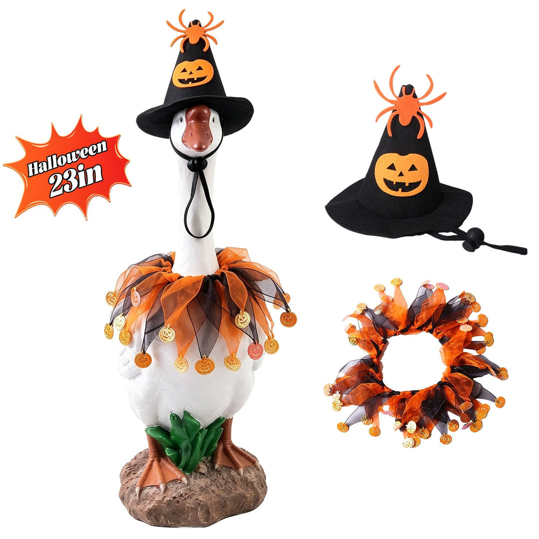 Halloween Porch Goose Costume for 23" Statue - 4 Styles