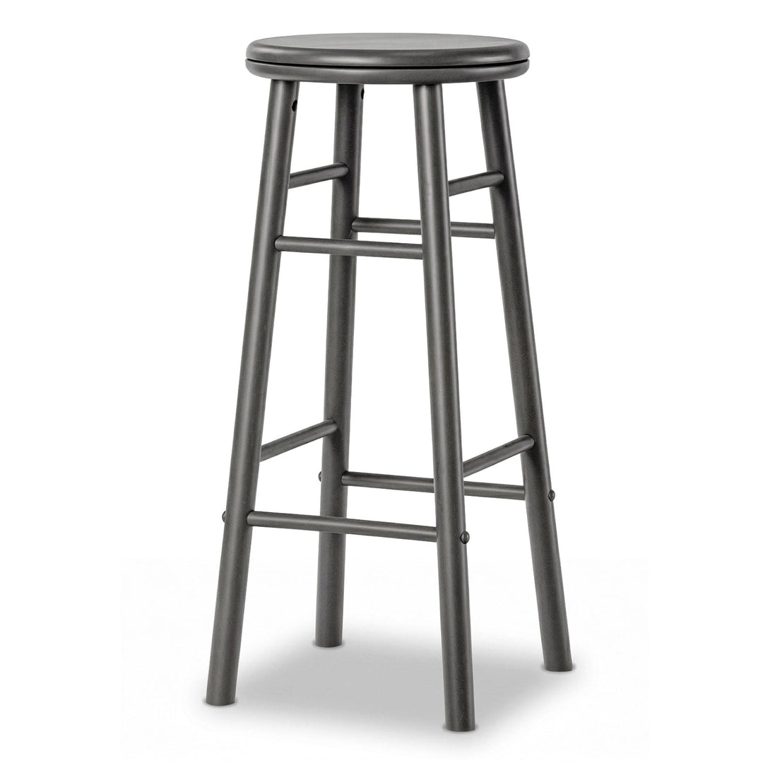 29" Swivel Bar Stools Set of 2 with Footrests