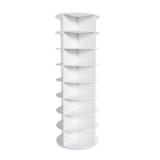 Rotating Shoe Rack Tower, 8-Tier 360° Spinning Organizer