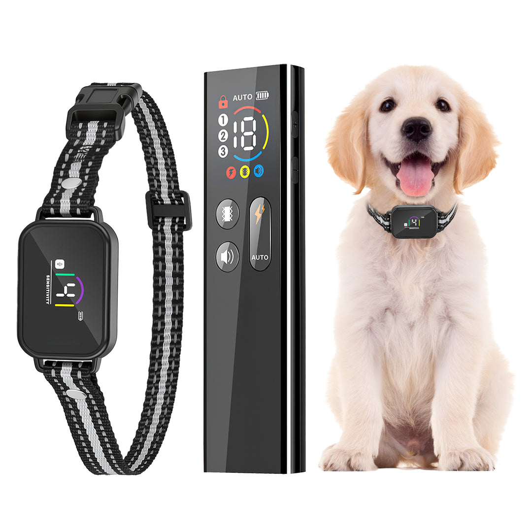 Dog Training Collar with Remote and Bark Control for Small Dogs