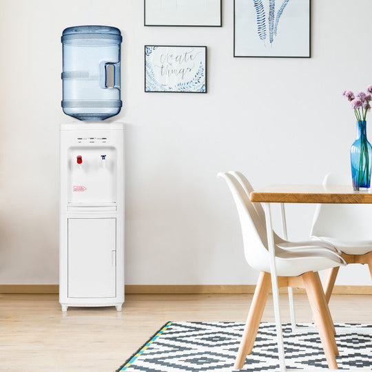 5-Gallon Hot & Cold Water Dispenser with Child Safety Lock