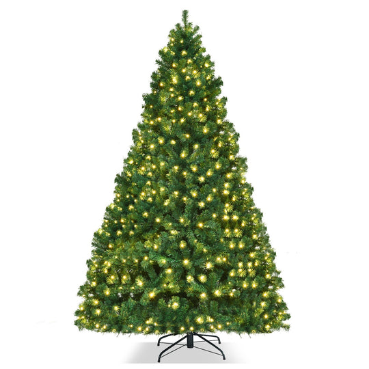 7 Feet PVC Artificial Christmas Tree with LED Lights