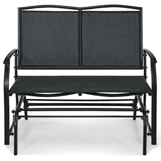 Iron Patio Rocking Chair for Outdoor Backyard and Lawn