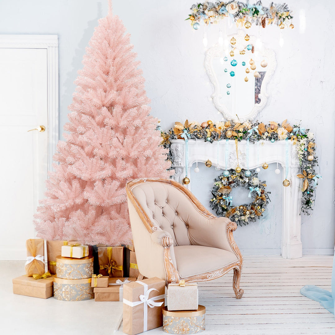 6/7 Feet Artificial Christmas Tree Hinged Full Fir Tree