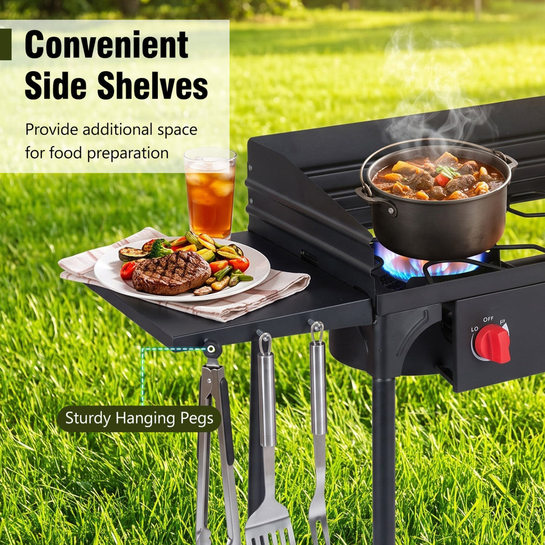 2 Burner Propane Gas Stove 150,000 BTU Outdoor Cooker
