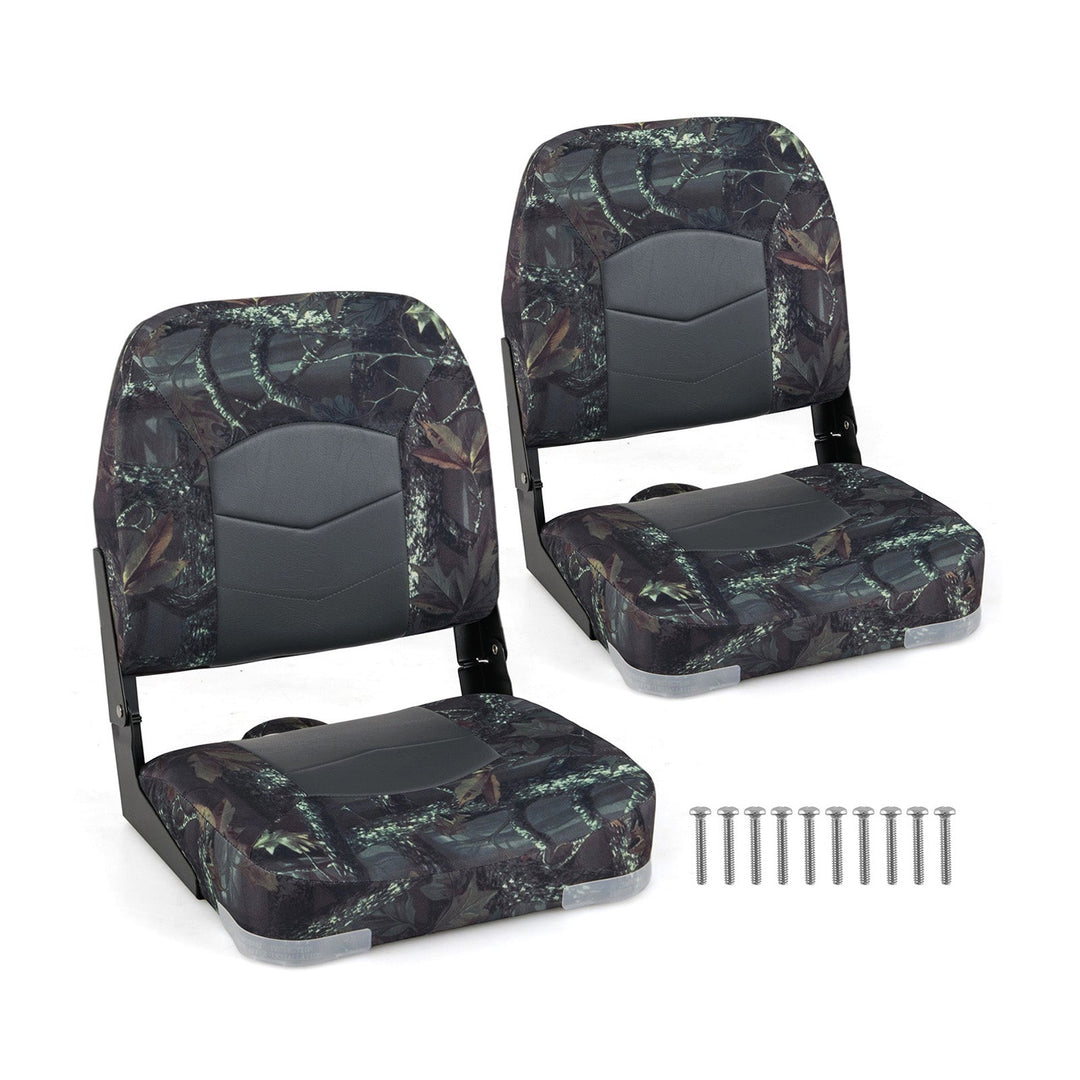 2-Pack Boat Seats with Thick Sponge Padding