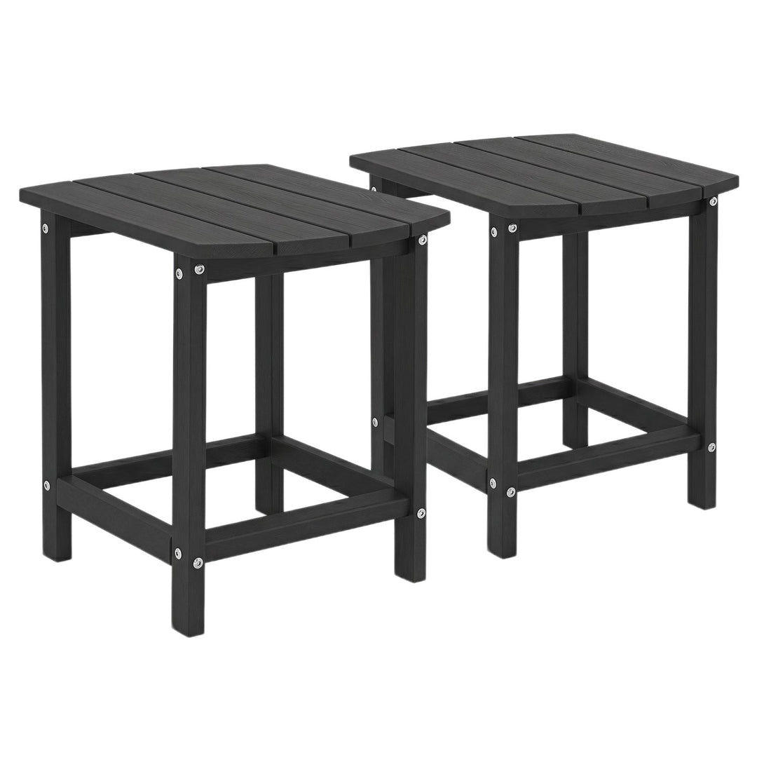 18-Inch Adirondack Side Table Set of 2 for Patio