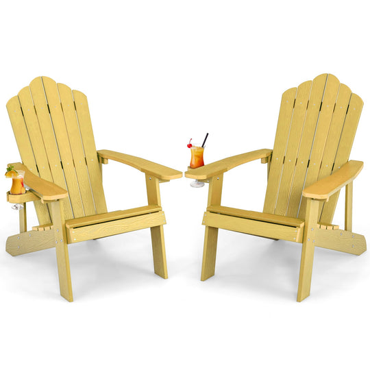 Adirondack Chair Set - Adult & Kids Pair for Patio