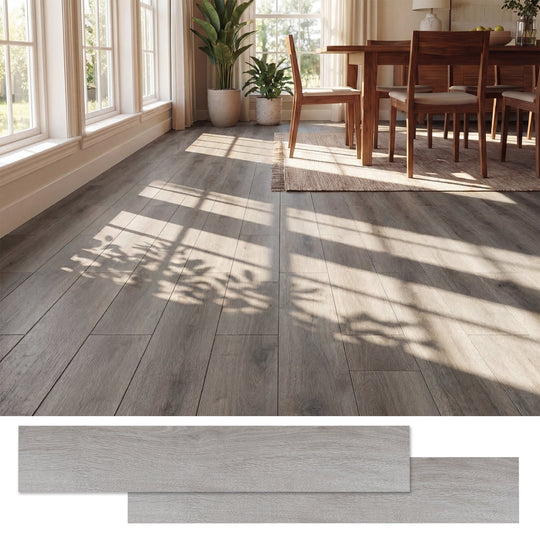 Set of 2 Floor Tile Vinyl Flooring Waterproof Vinyl Plank Flooring