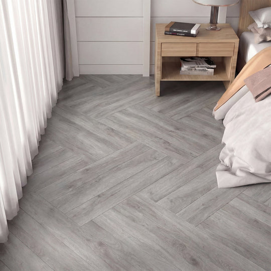 Set of 2 Floor Tile Vinyl Flooring Waterproof Vinyl Plank Flooring