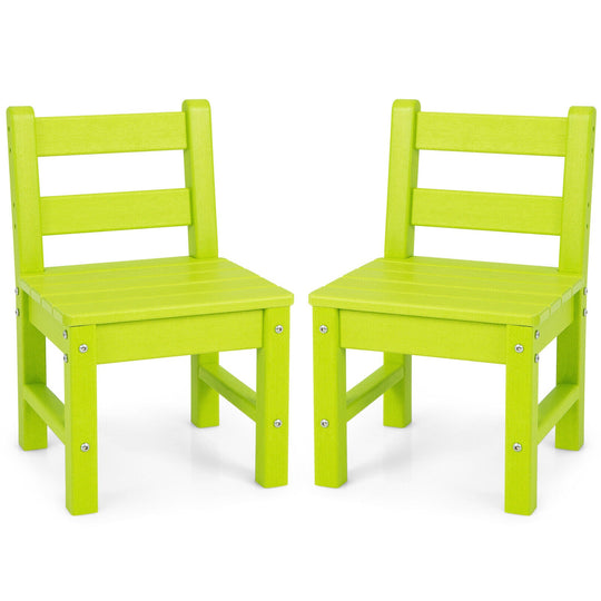 2 Pieces Kids Learning Chair set with Backrest