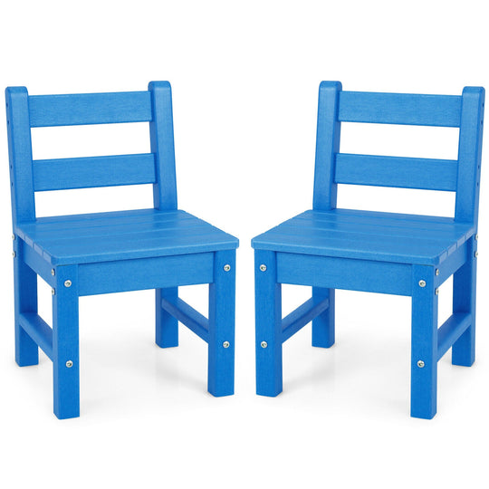 2 Pieces Kids Learning Chair set with Backrest