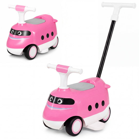 2-in-1 Ride On Push Car for Toddlers Ages 1-3 Years