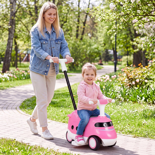 2-in-1 Ride On Push Car for Toddlers Ages 1-3 Years