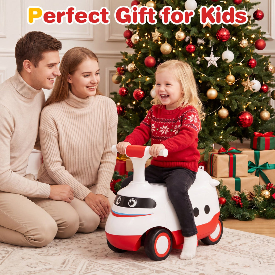 2-in-1 Ride On Push Car for Toddlers Ages 1-3 Years