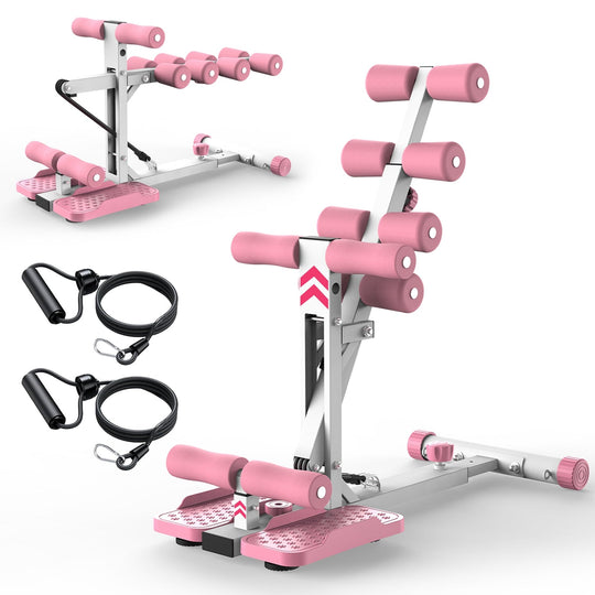 Adjustable Deep Squat Machine with Resistance Bands