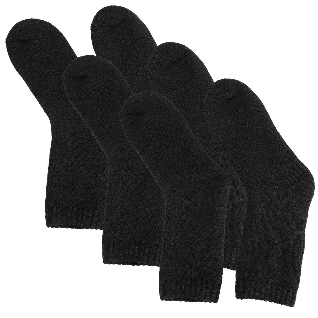 3 Pairs Men Warm Wool Socks Soft Cozy Winter Thermal Socks For Men Thick Heat-Trapping Moisture Wicking Socks Indoor Outdoor