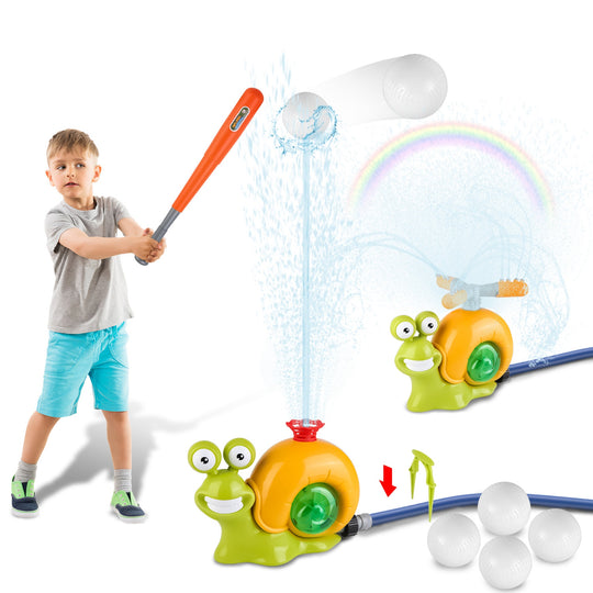 GBruno Snail Water Sprinkler Baseball Toy