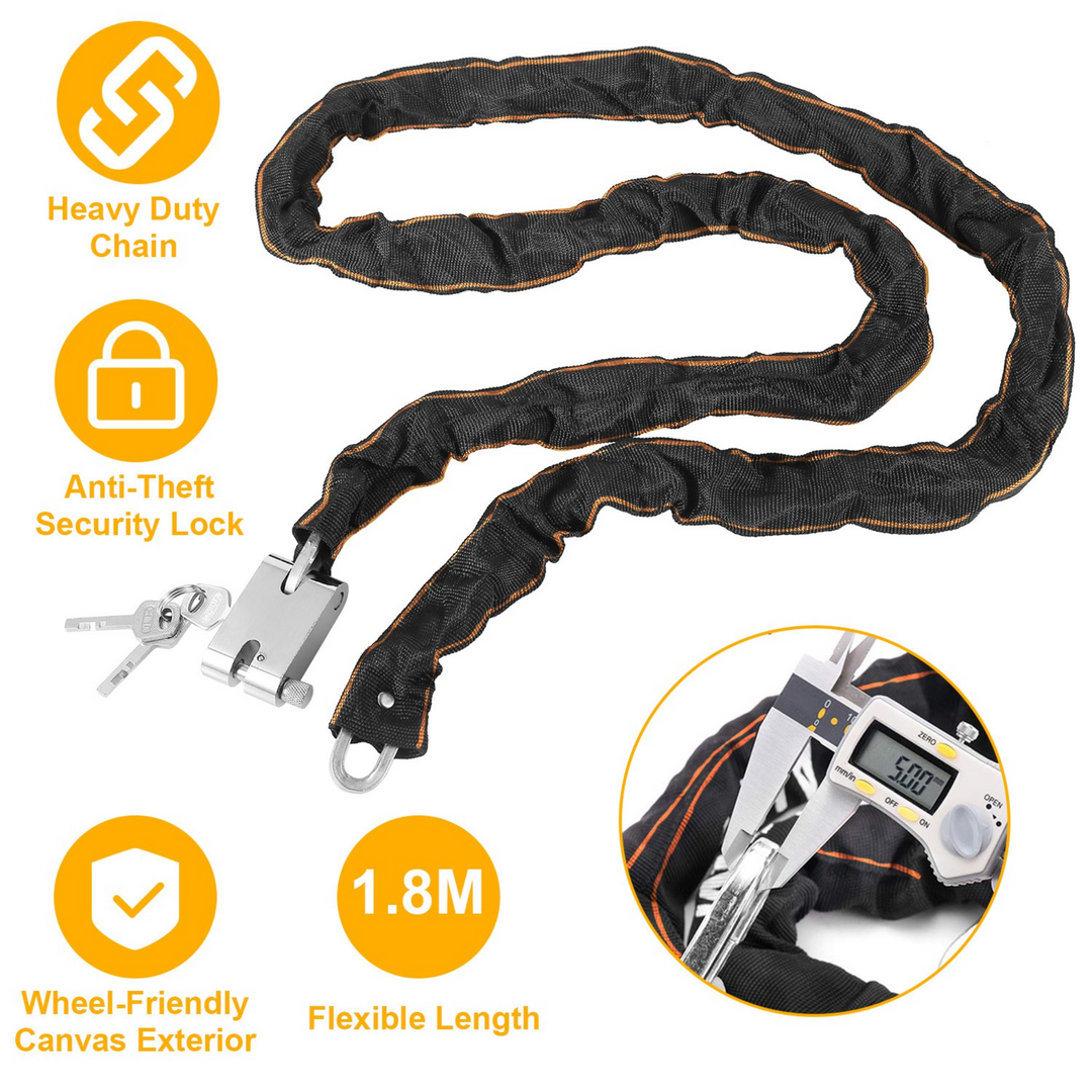 GBruno 1.8M Bike Chain Lock