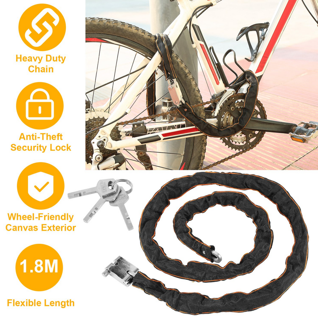 GBruno 1.8M Bike Chain Lock