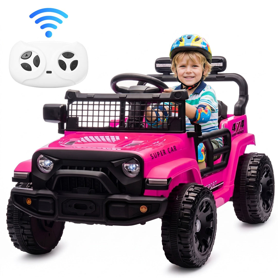 24V Kids Ride On Car with Remote Control & 4WD