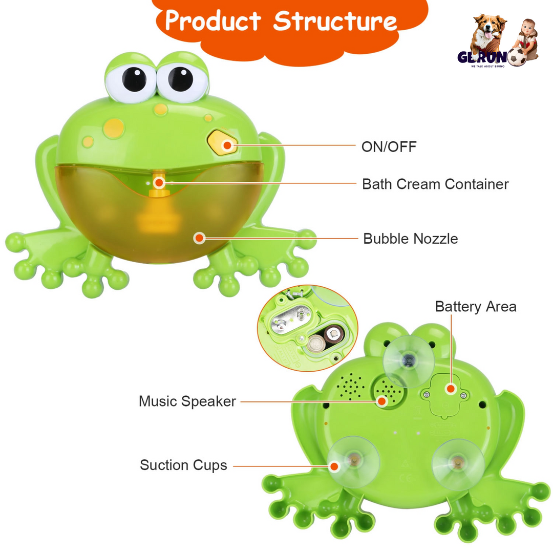 GBruno Frog Musical Bubble Bath