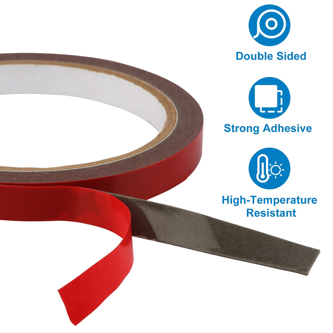 4 Rolls Car Double Sided Tapes Heavy Duty Double Sided Foam Tapes Strong Mounting Adhesive Tapes For Cars Truck Automotive 9.8FT/Roll