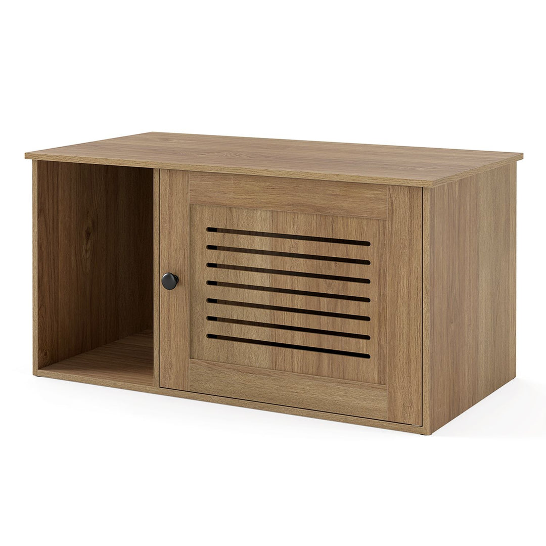 31.5" Cat Litter Box Enclosure with Side Entrance for Indoor Cats